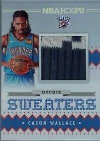 2023 Panini Hoops Rookie Sweaters Cason Wallace #RSW-CSW card