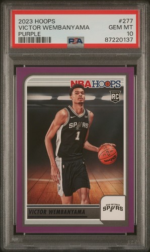 2023 Panini Hoops Victor Wembanyama [Purple] #277 card