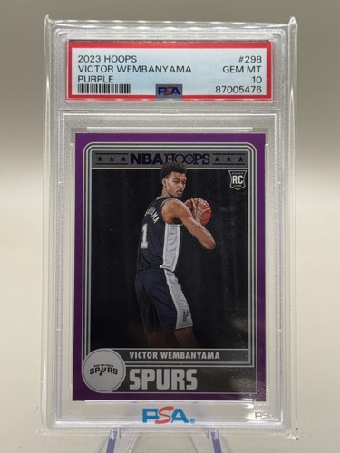 2023 Panini Hoops Victor Wembanyama [Purple] #298 card