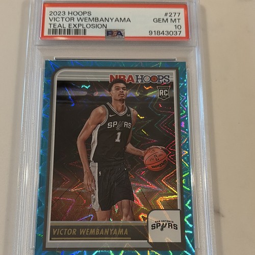 2023 Panini Hoops Victor Wembanyama [Teal Explosion] #277 card