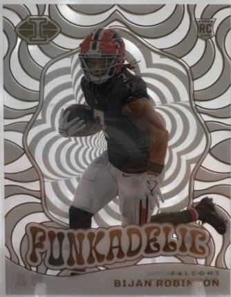 2023 Panini Illusions Funkadelic Bijan Robinson #12 card