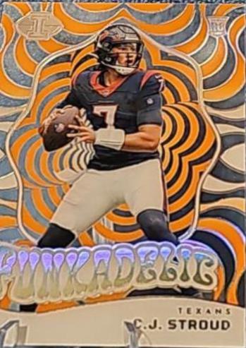 2023 Panini Illusions Funkadelic C.J. Stroud [Orange] #14 card