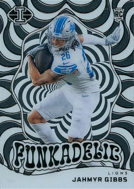 2023 Panini Illusions Funkadelic Jahmyr Gibbs #15 card