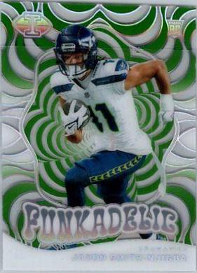 2023 Panini Illusions Funkadelic Jaxon Smith-Njigba [Emerald] #16 card