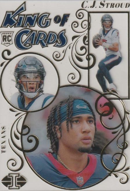 2023 Panini Illusions King of Cards C.J. Stroud #17 card