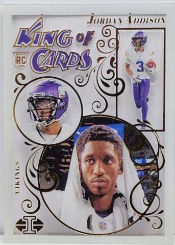 2023 Panini Illusions King of Cards Jordan Addison #19 card