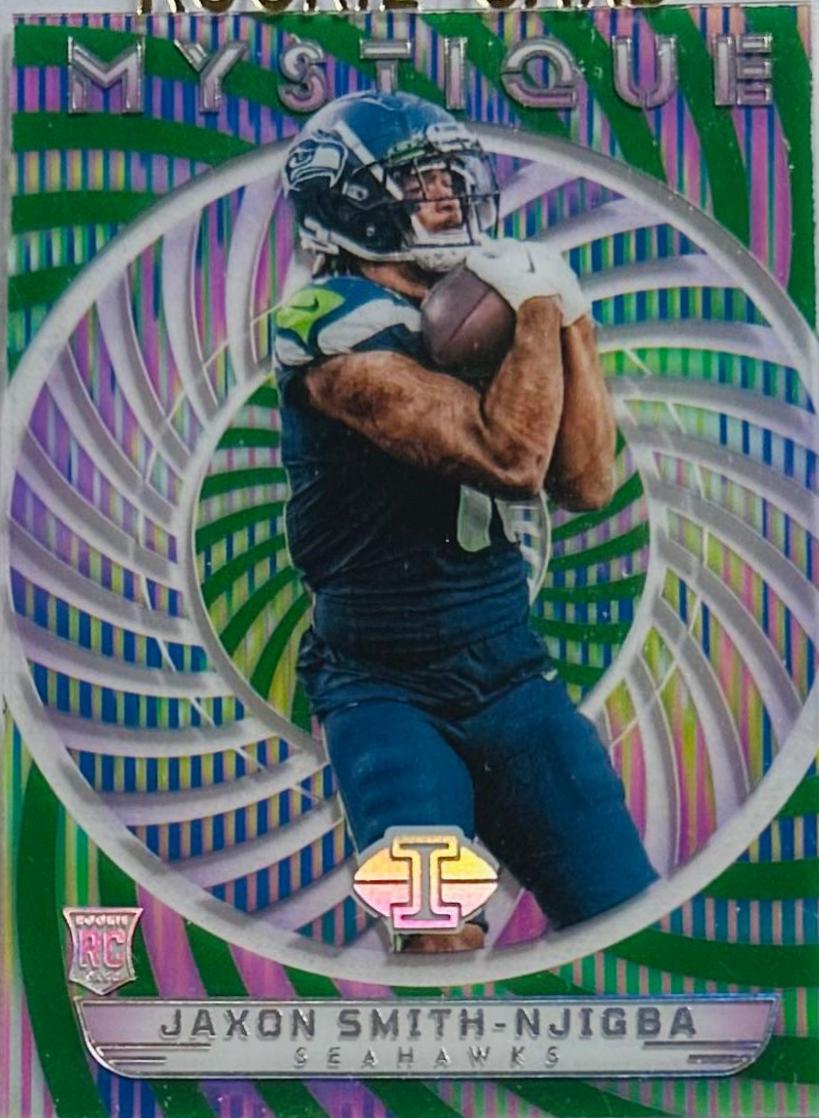 2023 Panini Illusions Mystique Jaxon Smith-Njigba [Emerald] #17 card