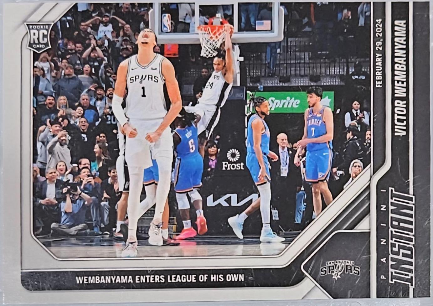 2023 Panini Instant Victor Wembanyama #384 card