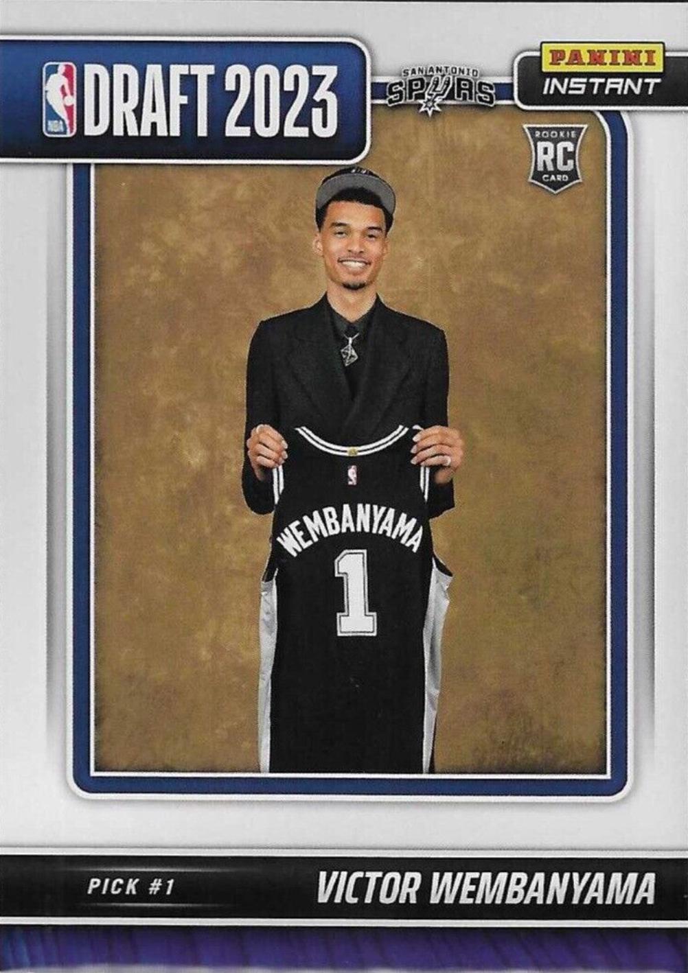 2023 Panini Instant Victor Wembanyama Draft Night #DN-1 card