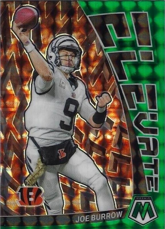 2023 Panini Mosaic Elevate Joe Burrow [Green] #E-JB card