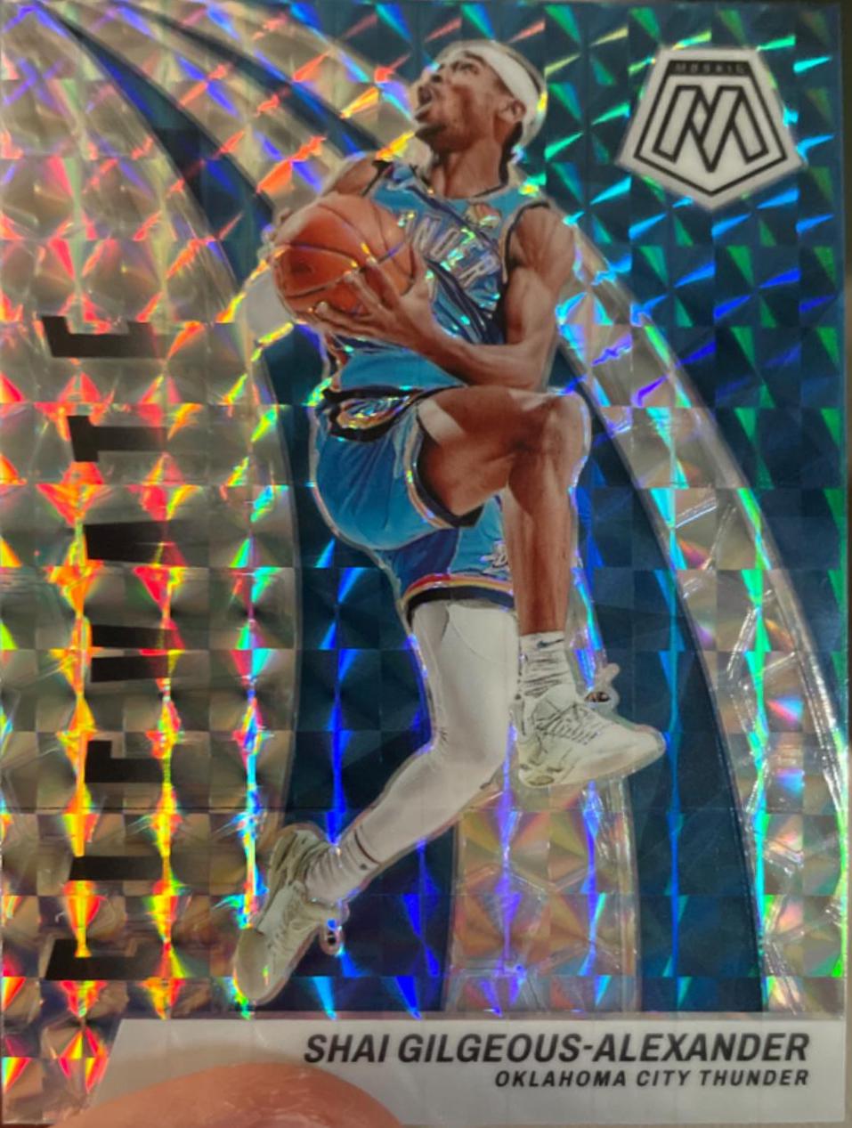 2023 Panini Mosaic Elevate Shai Gilgeous-Alexander [Mosaic] #7 card