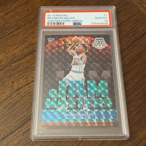 2023 Panini Mosaic Jam Masters Brandon Miller [Green] #1 card