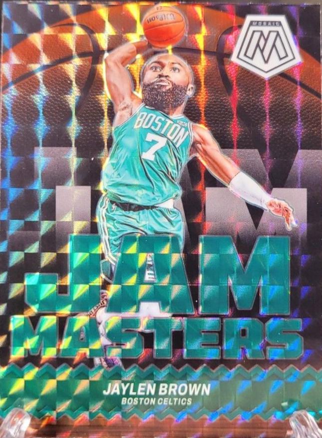 2023 Panini Mosaic Jam Masters Jaylen Brown [Green] #11 card