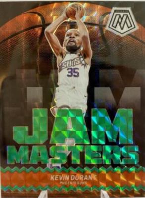 2023 Panini Mosaic Jam Masters Kevin Durant [Green] #8 card