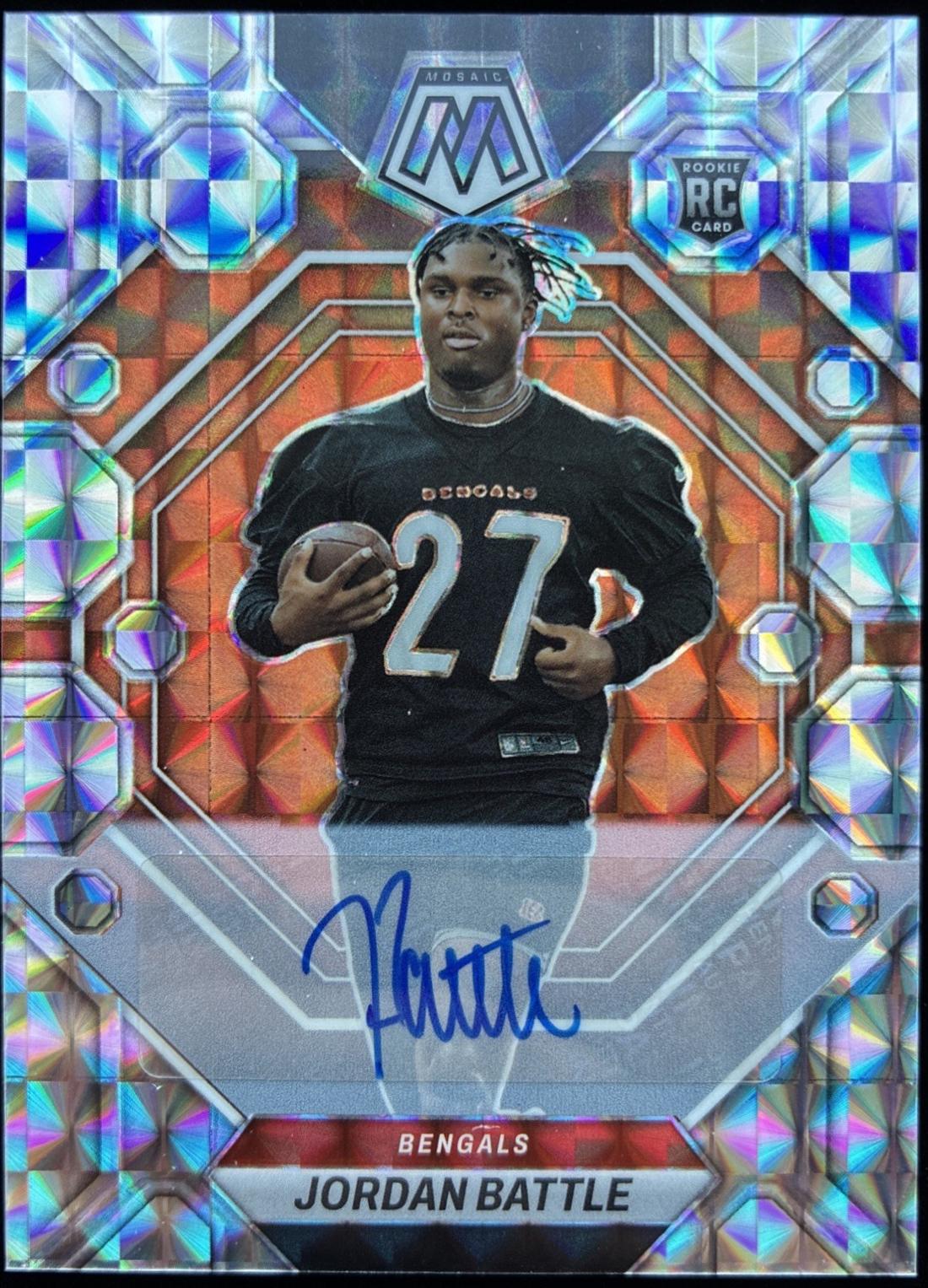 2023 Panini Mosaic Jordan Battle [Autograph] #338 card