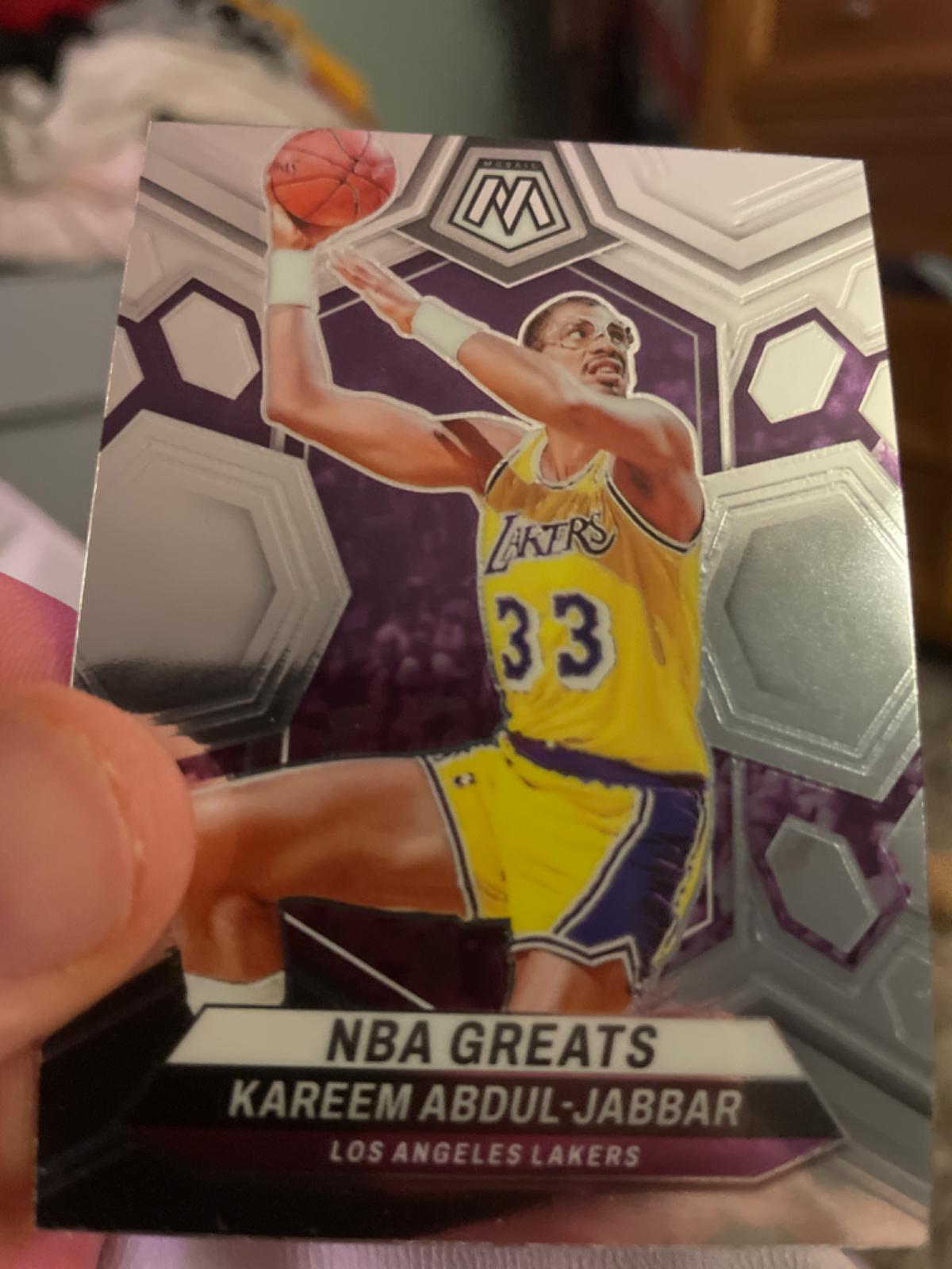 2023 Panini Mosaic Kareem Abdul-Jabbar #299 card