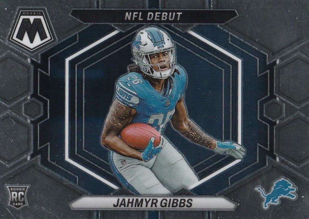 2023 Panini Mosaic NFL Debut Jahmyr Gibbs #ND-10 card