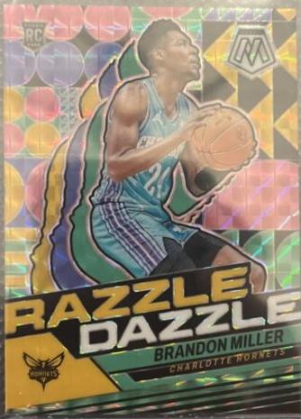 2023 Panini Mosaic Razzle Dazzle Brandon Miller #11 card