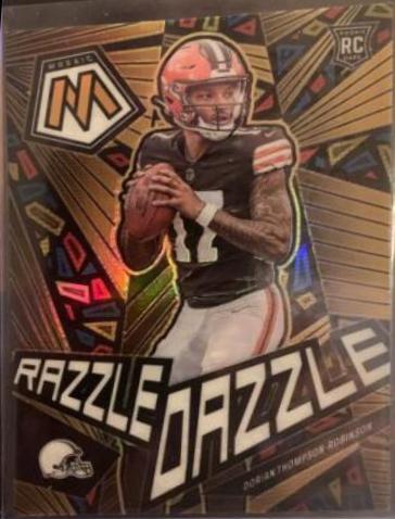 2023 Panini Mosaic Razzle Dazzle Dorian Thompson Robinson #RD-22 card