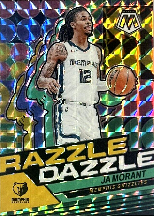 2023 Panini Mosaic Razzle Dazzle Ja Morant #10 card