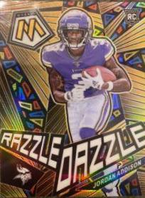 2023 Panini Mosaic Razzle Dazzle Jordan Addison #RD-28 card