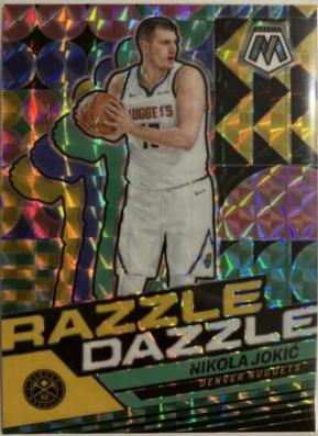 2023 Panini Mosaic Razzle Dazzle Nikola Jokic #3 card