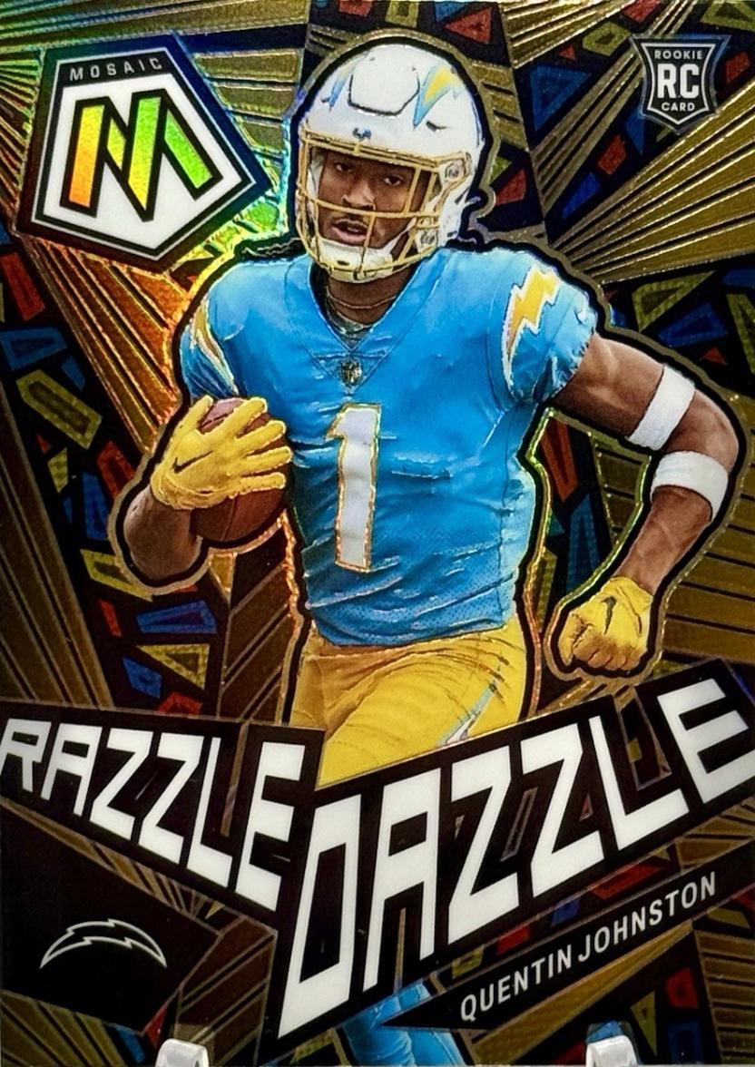2023 Panini Mosaic Razzle Dazzle Quentin Johnston #RD-30 card