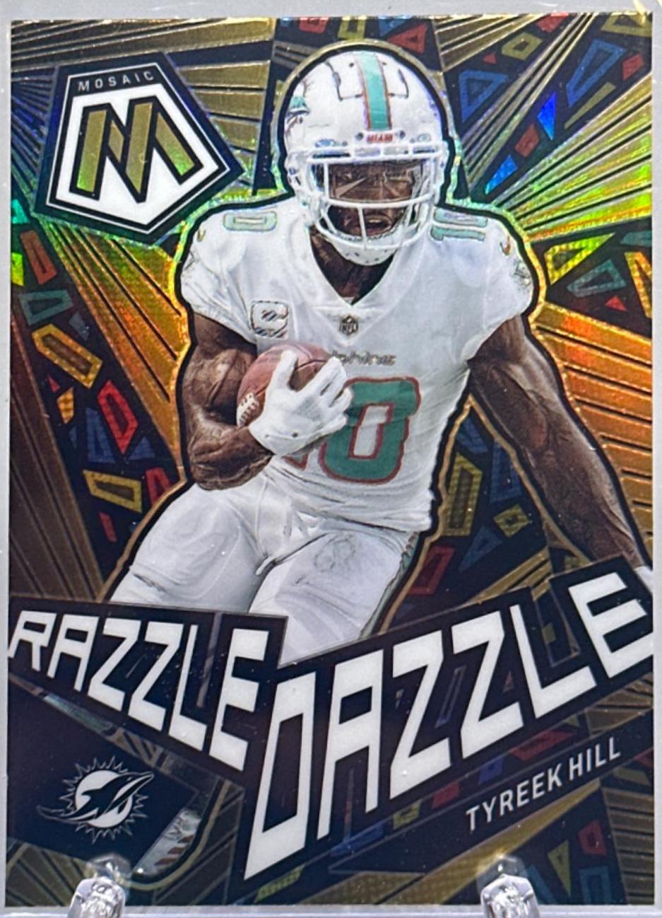 2023 Panini Mosaic Razzle Dazzle Tyreek Hill #RD-11 card