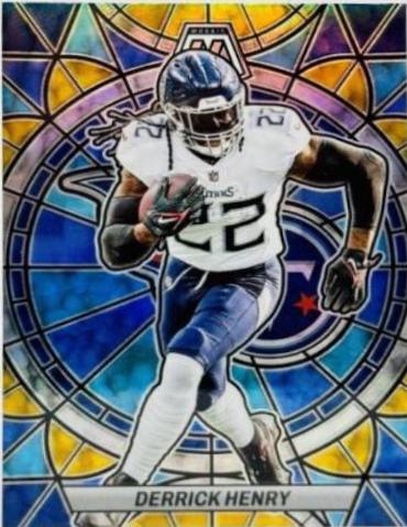 2023 Panini Mosaic Stained Glass Derrick Henry #SG-11 card