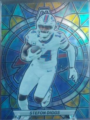 2023 Panini Mosaic Stained Glass Stefon Diggs #SG-14 card