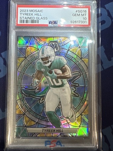 2023 Panini Mosaic Stained Glass Tyreek Hill #SG-16 card