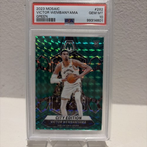 2023 Panini Mosaic Victor Wembanyama [Green] #282 card