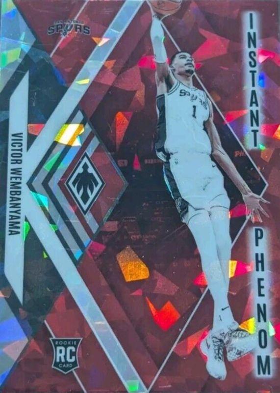 2023 Panini Phoenix Instant Phenom Victor Wembanyama [Red Ice] #13 card