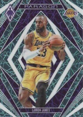 2023 Panini Phoenix Paragon LeBron James [Teal Lazer] #14 card