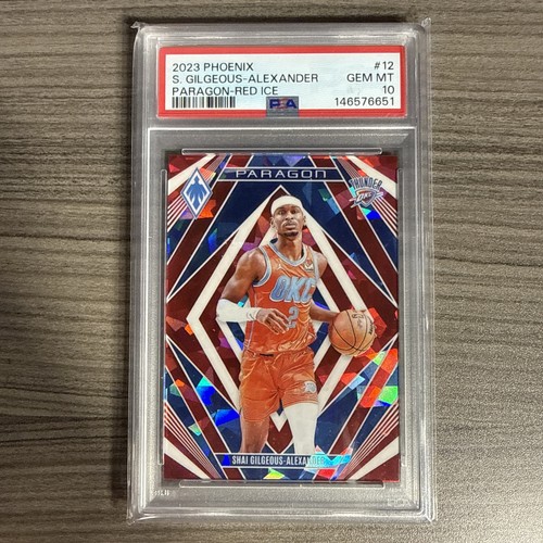 2023 Panini Phoenix Paragon Shai Gilgeous-Alexander [Red Ice] #12 card