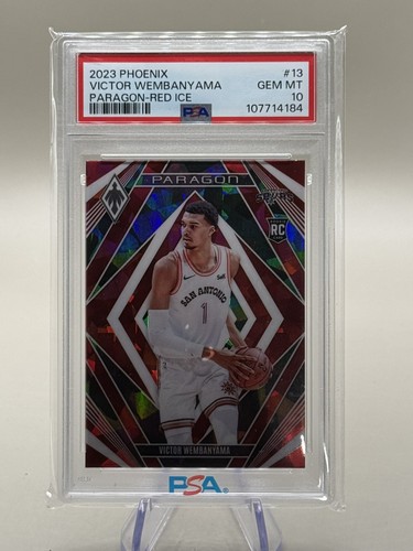 2023 Panini Phoenix Paragon Victor Wembanyama [Red Ice] #13 card
