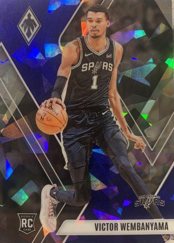 2023 Panini Phoenix Victor Wembanyama [Blue Ice] #256 card