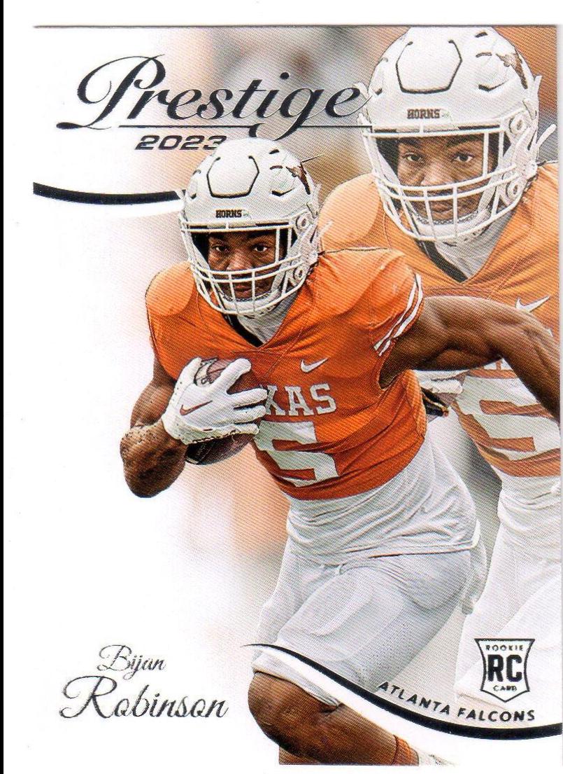 2023 Panini Prestige Bijan Robinson #304 card