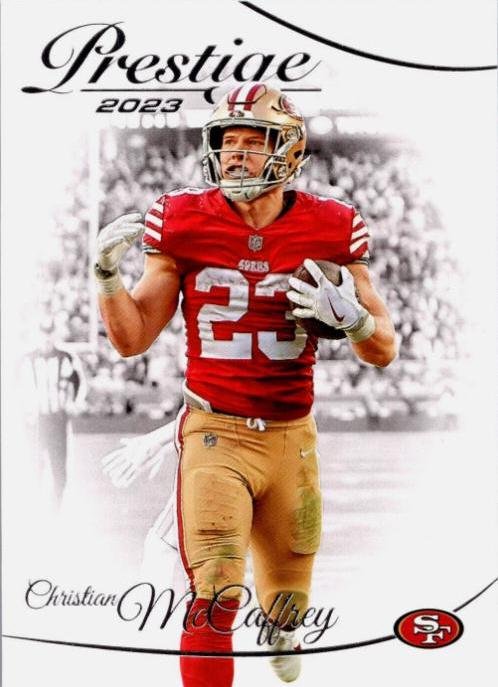2023 Panini Prestige Christian McCaffrey #257 card