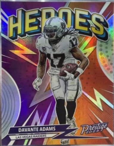 2023 Panini Prestige Heroes Davante Adams #H-11 card