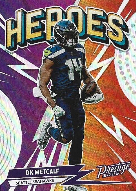 2023 Panini Prestige Heroes DK Metcalf #H-13 card