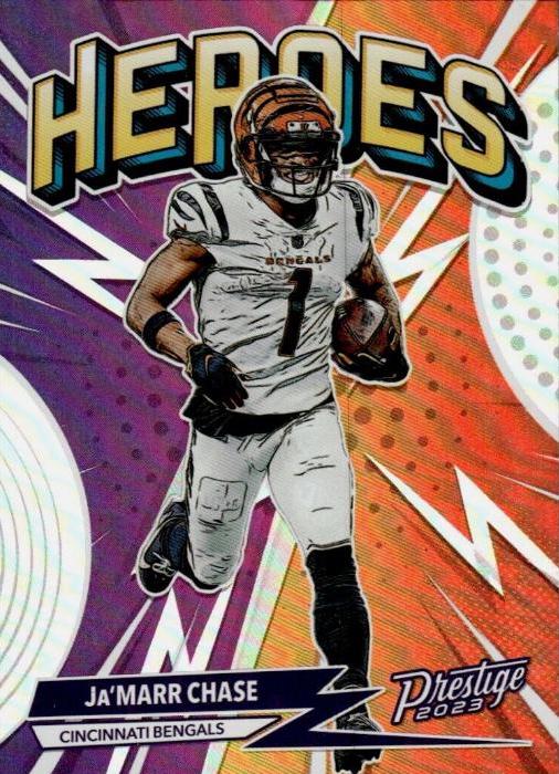 2023 Panini Prestige Heroes Ja'Marr Chase #H-7 card