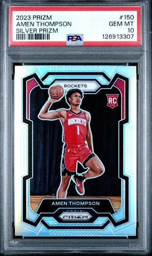 2023 Panini Prizm Amen Thompson [Silver] #150 card
