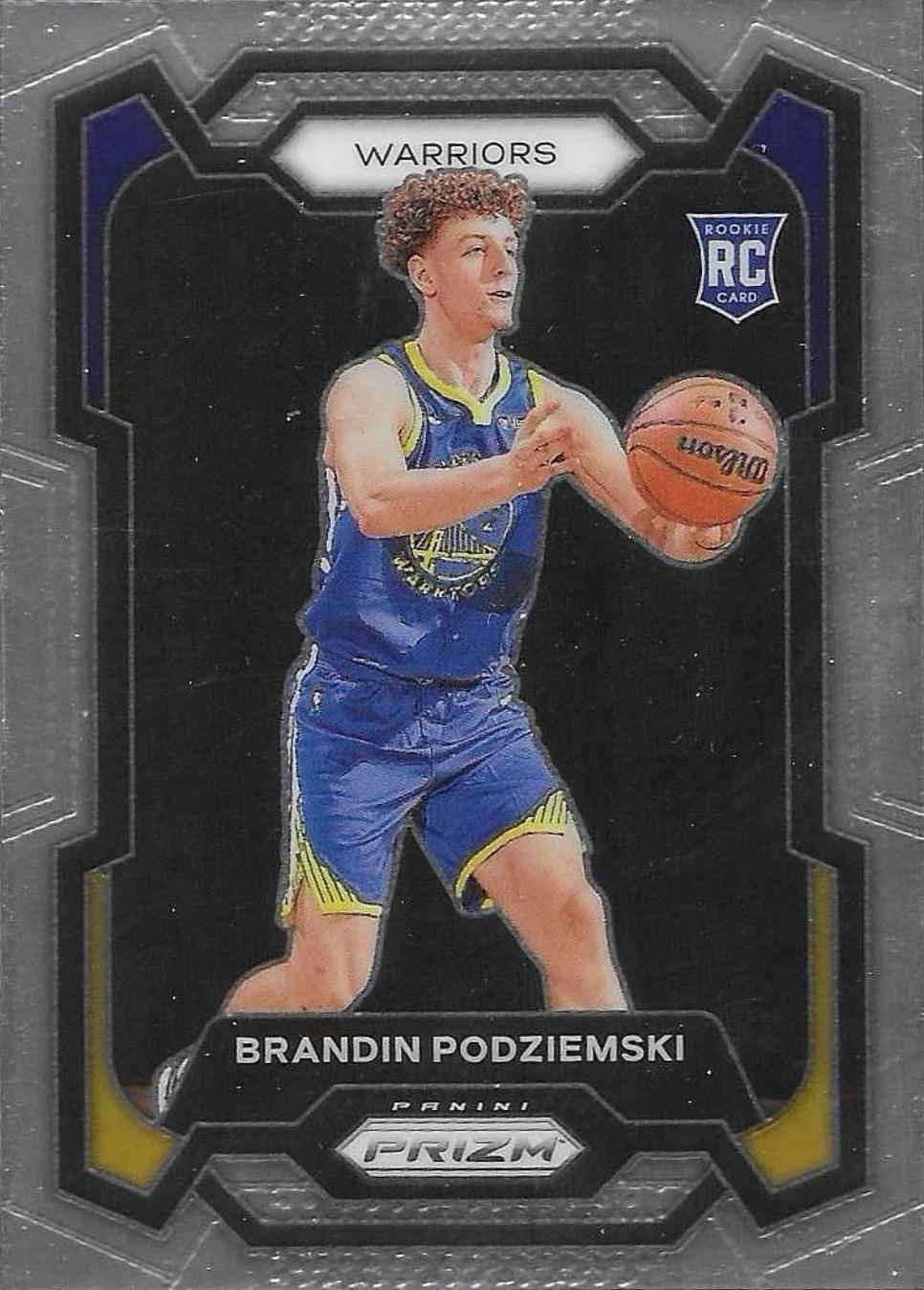 2023 Panini Prizm Brandin Podziemski #147 card