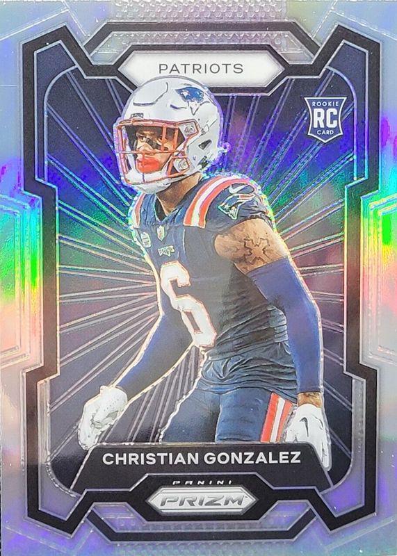 2023 Panini Prizm Christian Gonzalez [SP Variation Silver] #341 card