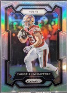 2023 Panini Prizm Christian McCaffrey [Silver] #267 card
