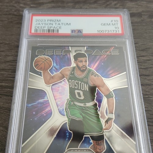 2023 Panini Prizm Deep Space Jayson Tatum #10 card