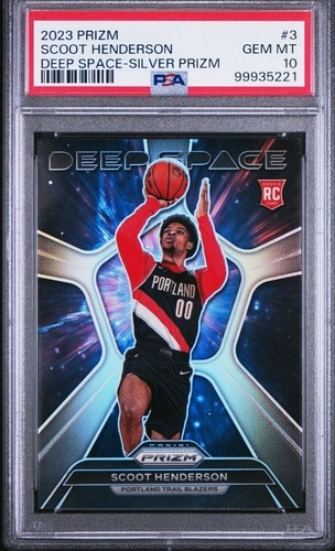 2023 Panini Prizm Deep Space Scoot Henderson [Silver Prizm] #3 card