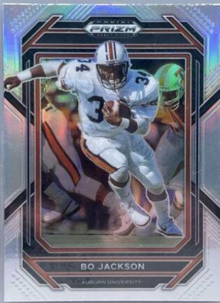 2023 Panini Prizm Draft Picks Bo Jackson [Silver] #9 card