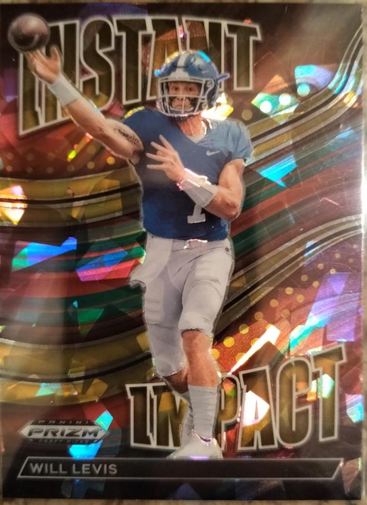 2023 Panini Prizm Draft Picks Instant Impact Will Levis [Gold Ice] #II-3 card
